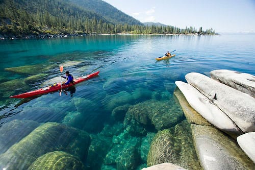 Kayaking Tahoe
